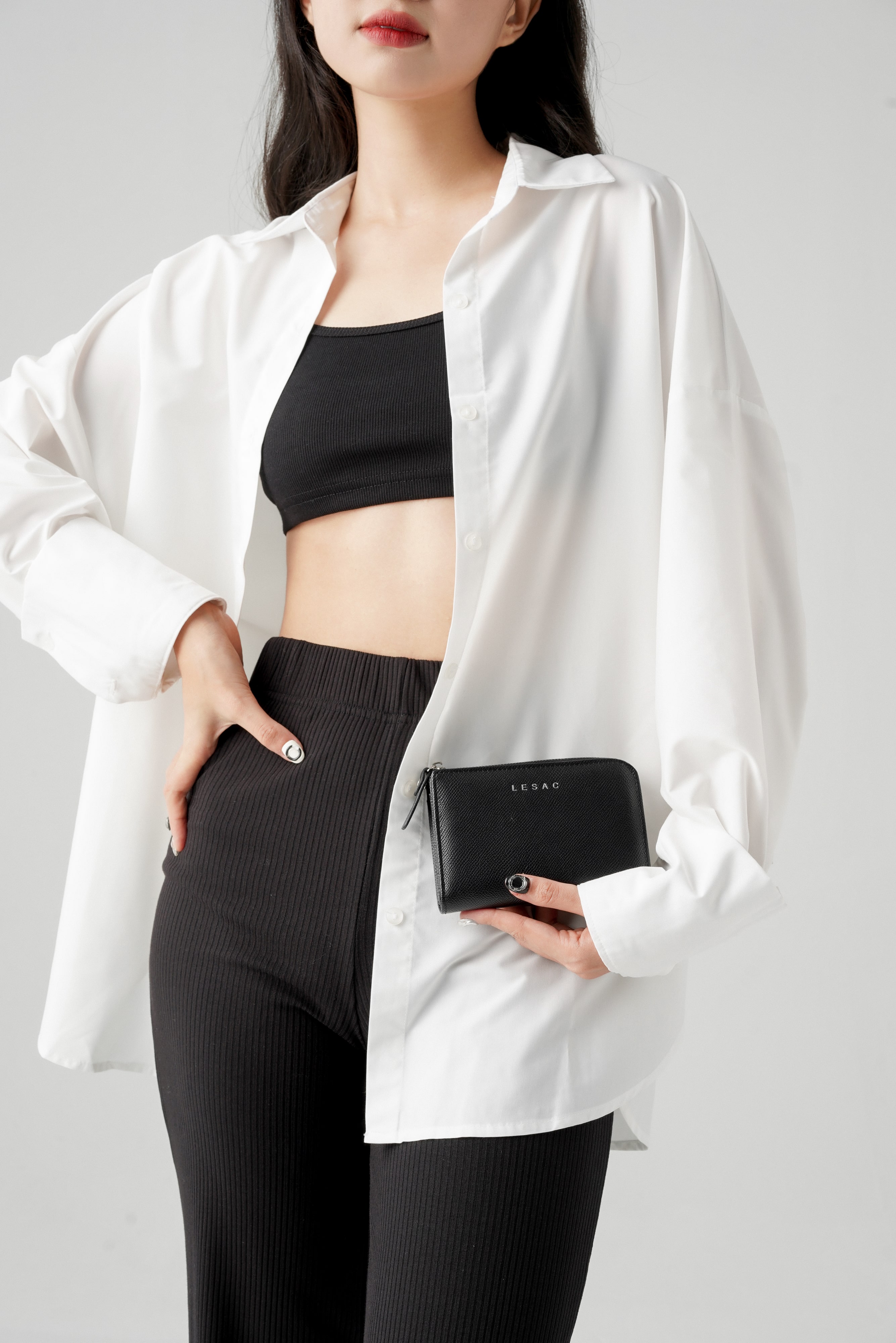 Ví nữ mini LESAC Stand Wallet