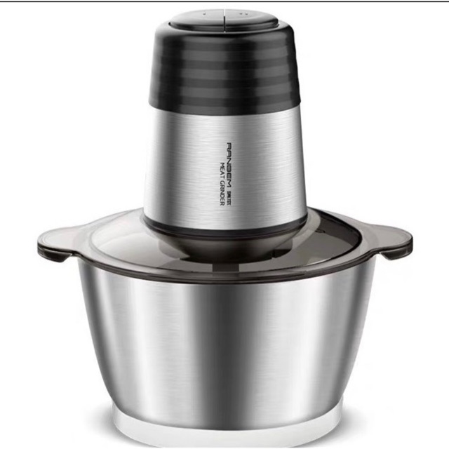 MÁY XAY THỊT RANBEM 224. CỐI INOX SIÊU BỀN. 300W