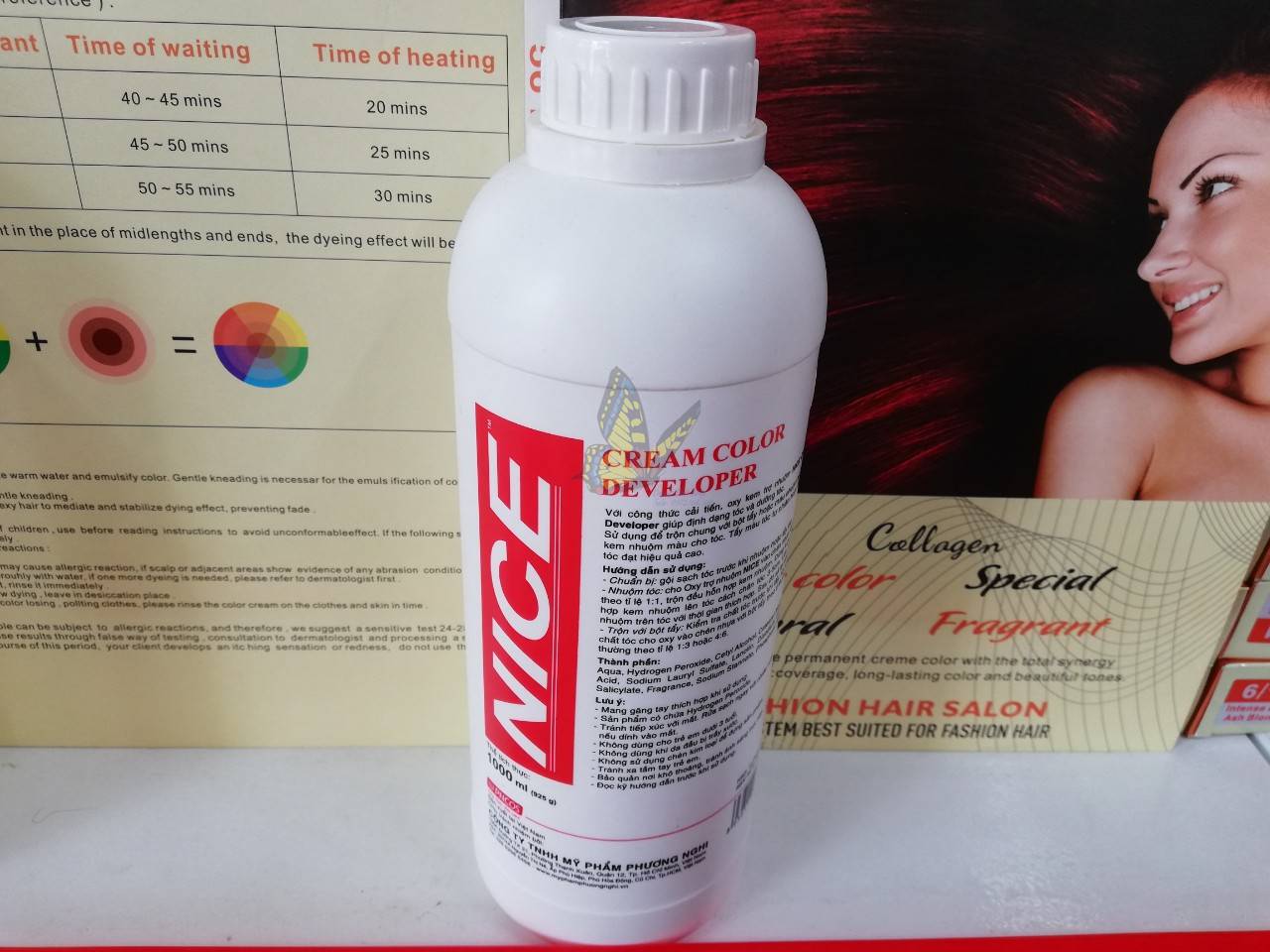 Oxy trợ nhuộm siêu thơm Nice 1000ml