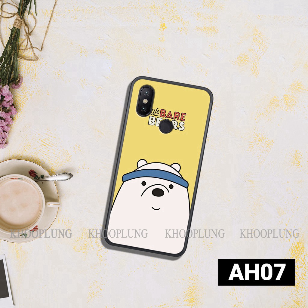 Ốp lưng xiaomi redmi note 6/ note 6 pro - note 5/ note 5 pro in hình gấu gấu dễ thương