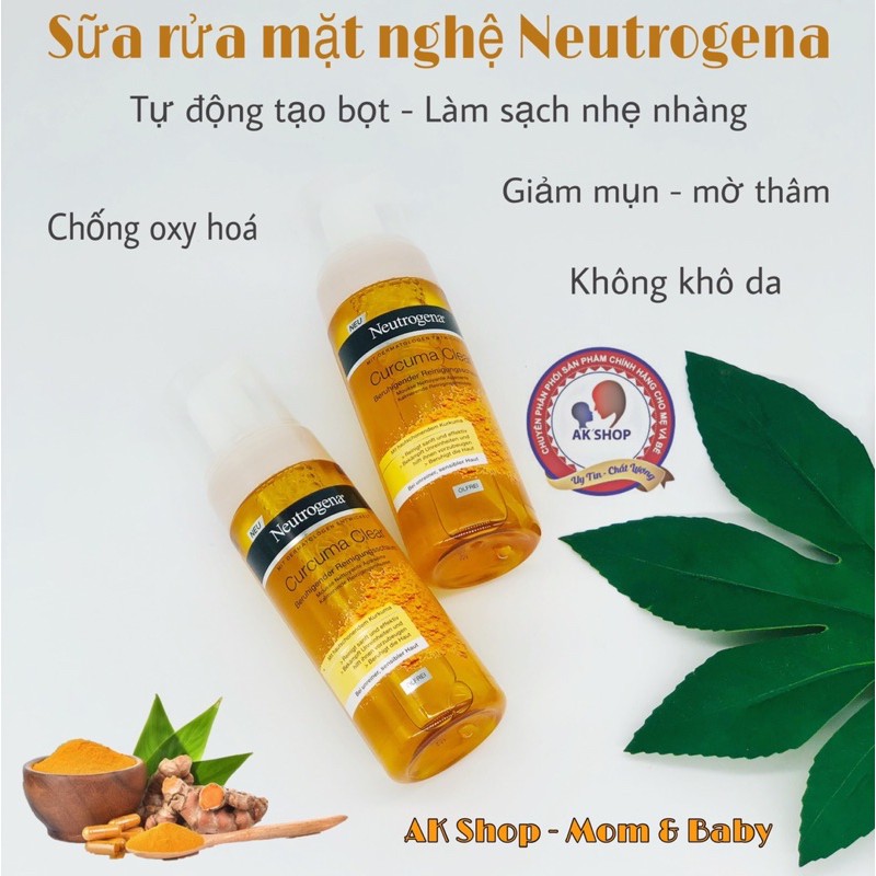 Sữa Rửa Mặt Tạo Bọt Neutrogena 150Ml Hàng  Pháp
