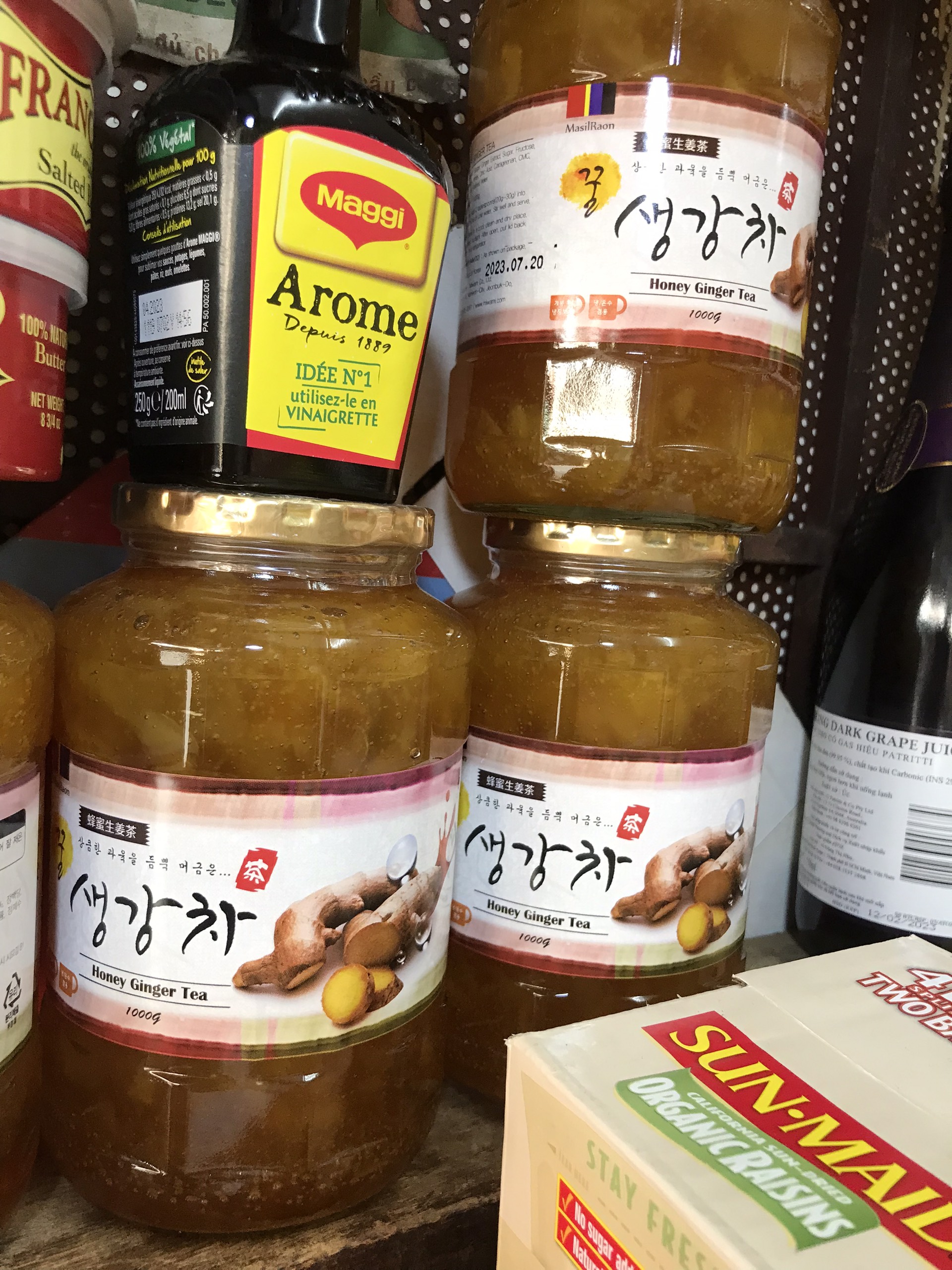 MẬT ONG GỪNG HÀN QUỐC [ LỌ 1KG] ( hsd; 7/2023)