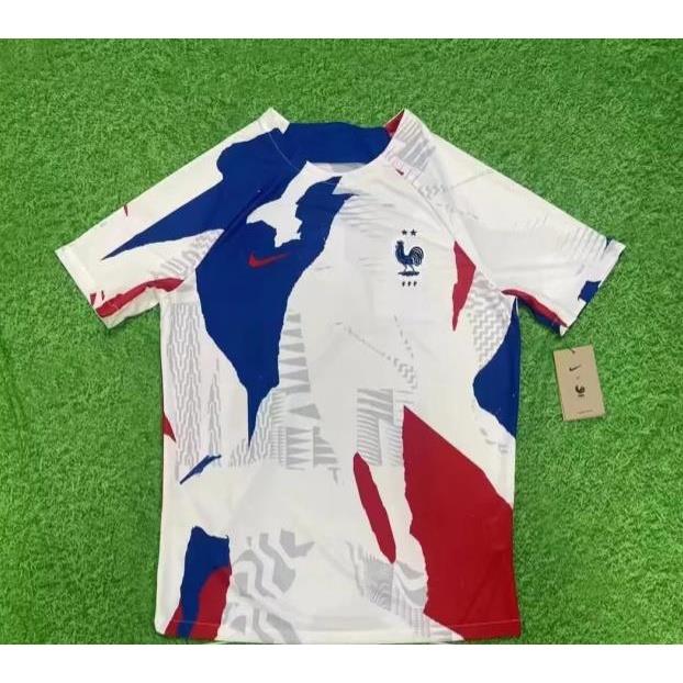 2022 Qatar World Cup France jersey French football men's training jersey đồ đá bóng đồ đá banh áo đá banh