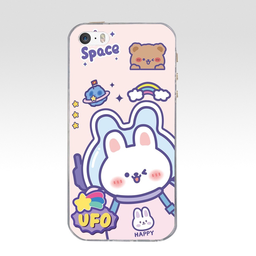 Ốp lưng iPhone 4 4s / 5 5s 5c 5se / 6 6s hình roro jump dễ thương nhiều mẫu lựa chọn