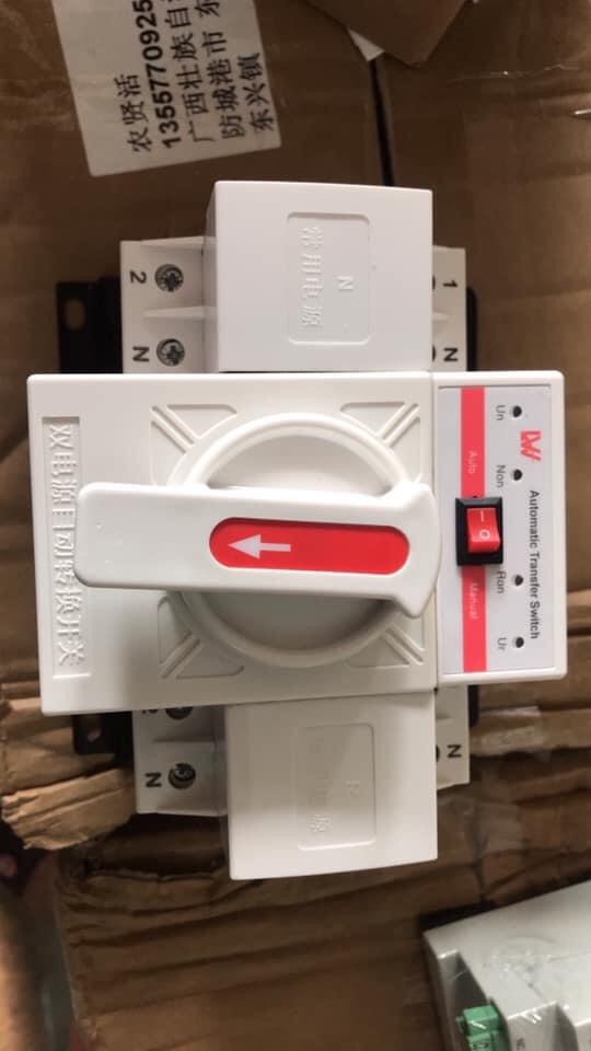 Combo đấu dây cài đặt sẵn ATS 2P 63A + Timer tháng