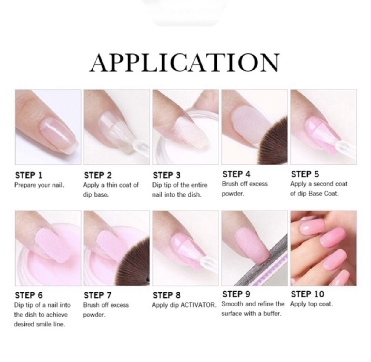 Bột nhúng Dipping cho móng nail