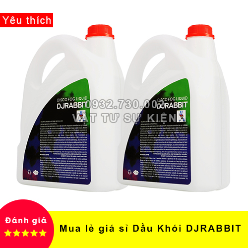 [HCM]Dầu Tạo Khói DJRABBIT 4.5 LIT Dung Dịch Đã Pha Sẵn