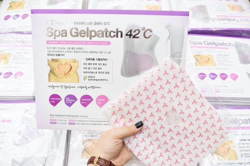 [HCM][Hộp 5 Miếng] Miếng Dán Tan Mỡ Bụng Spa Gel Patch 42°C Hàn Quốc