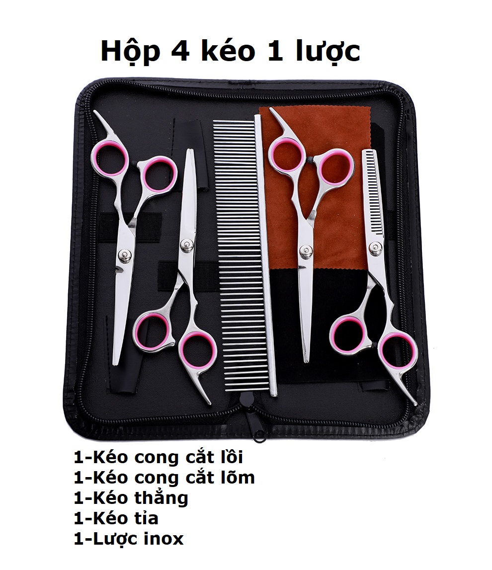 Bộ Kéo Cắt Tỉa Lông ( 3 loại) bộ kéo cắt tỉa lông chó mèo và thú cưng