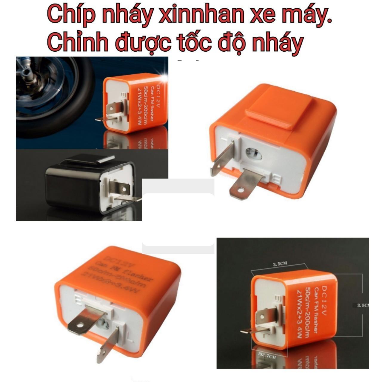 Chíp nháy xinnhan xe máy chỉnh được tốc độ nháy