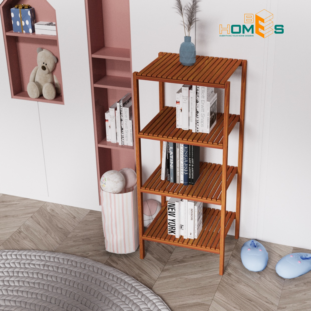 Kệ lò vi sóng gỗ Behomes 4 tầng