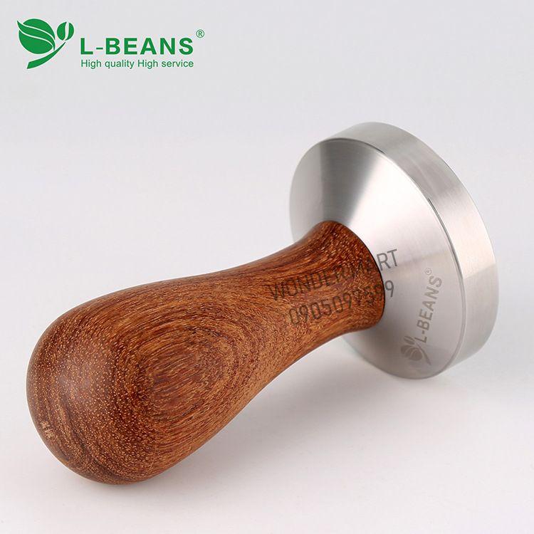 Temper nén cà phê L-BEANS inox thân gỗ cao cấp