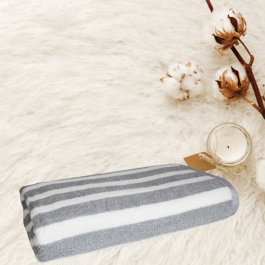 Perry Tokyo stripe cotton towel
