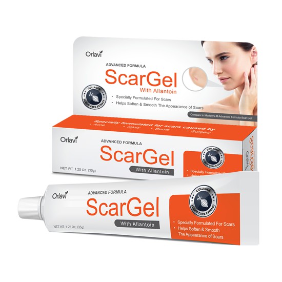 [HCM] [CHÍNH HÃNG] Orlavi Scargel - Gel làm mờ sẹo, cải thiện các loại sẹo vừa, lớn, nhỏ, sẹo thâm