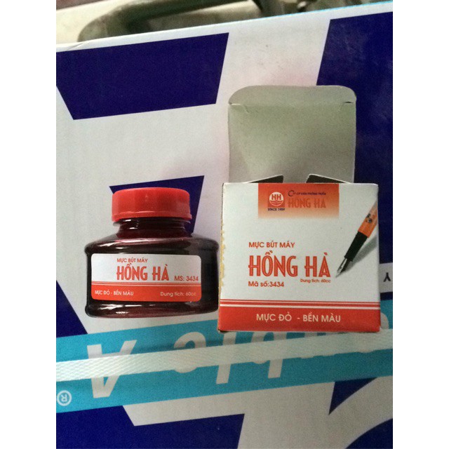 1 Lọ Mực Hồng Hà 60ml