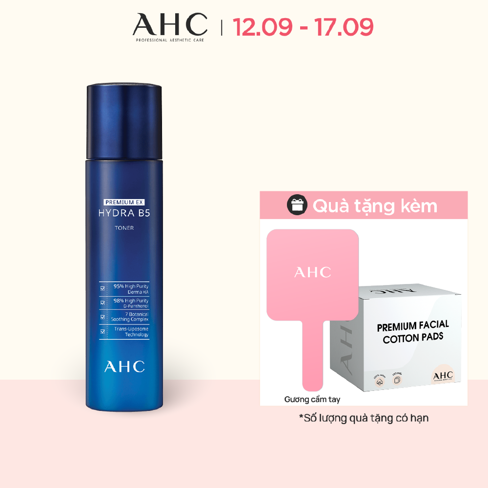 Nước Cân Bằng AHC Premium Ex Hydra B5 Toner 140ml