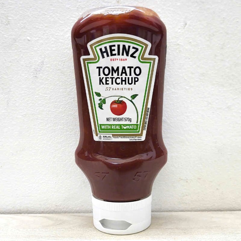 HEINZ (CHAI ÚP 570g) TƯƠNG CÀ CHUA Tomato Ketchup (HALAL)