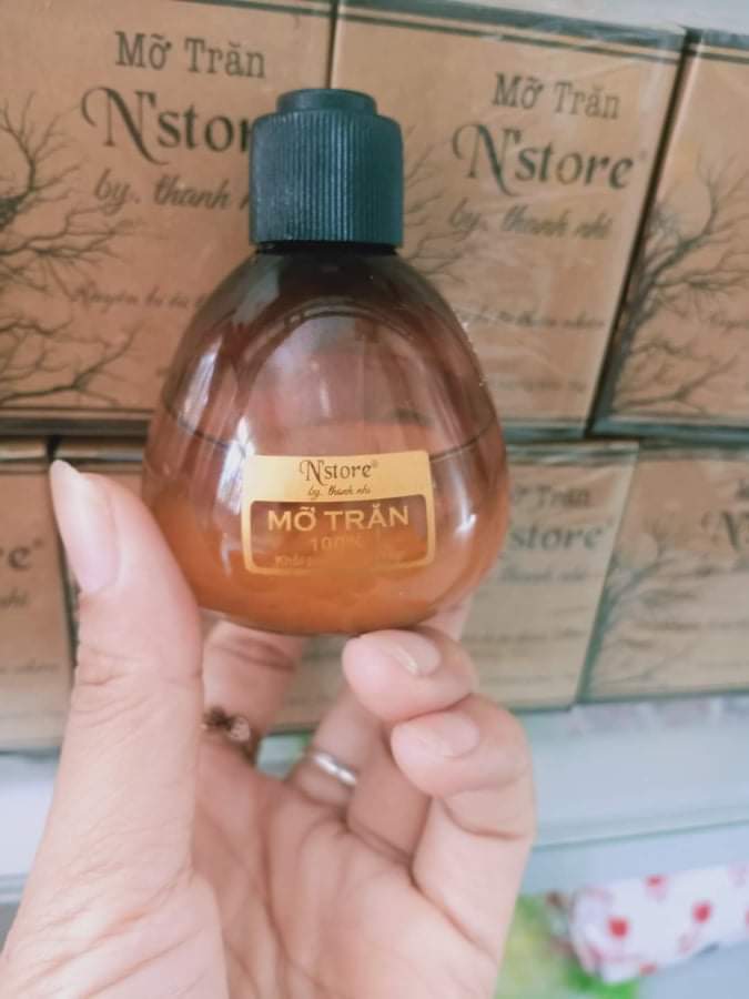 Mỡ trăn nguyên chất Nstore 75g, (mỡ trăn triệt lông, mỡ trăn gia nhiệt)