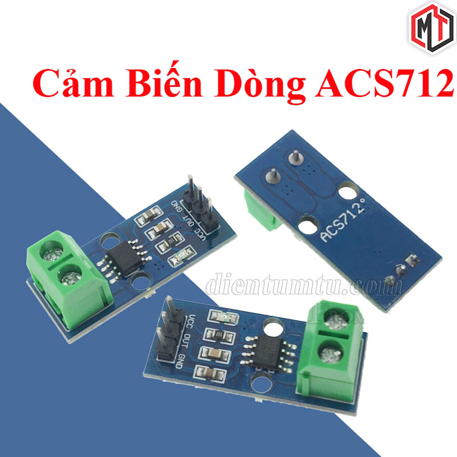 Cảm biến dòng điện hall acs712 acs712elc 5a 20a 30a cho arduino