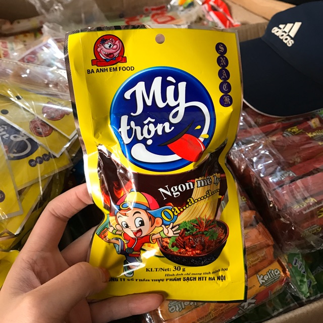 Combo 10 Gói Snack Mỳ Trộn Ba Anh Em Siêu Ngon