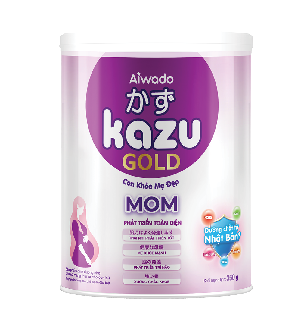 Sữa bột Aiwado KAZU MOM GOLD 350g - Tinh tuý dưỡng chất Nhật Bản