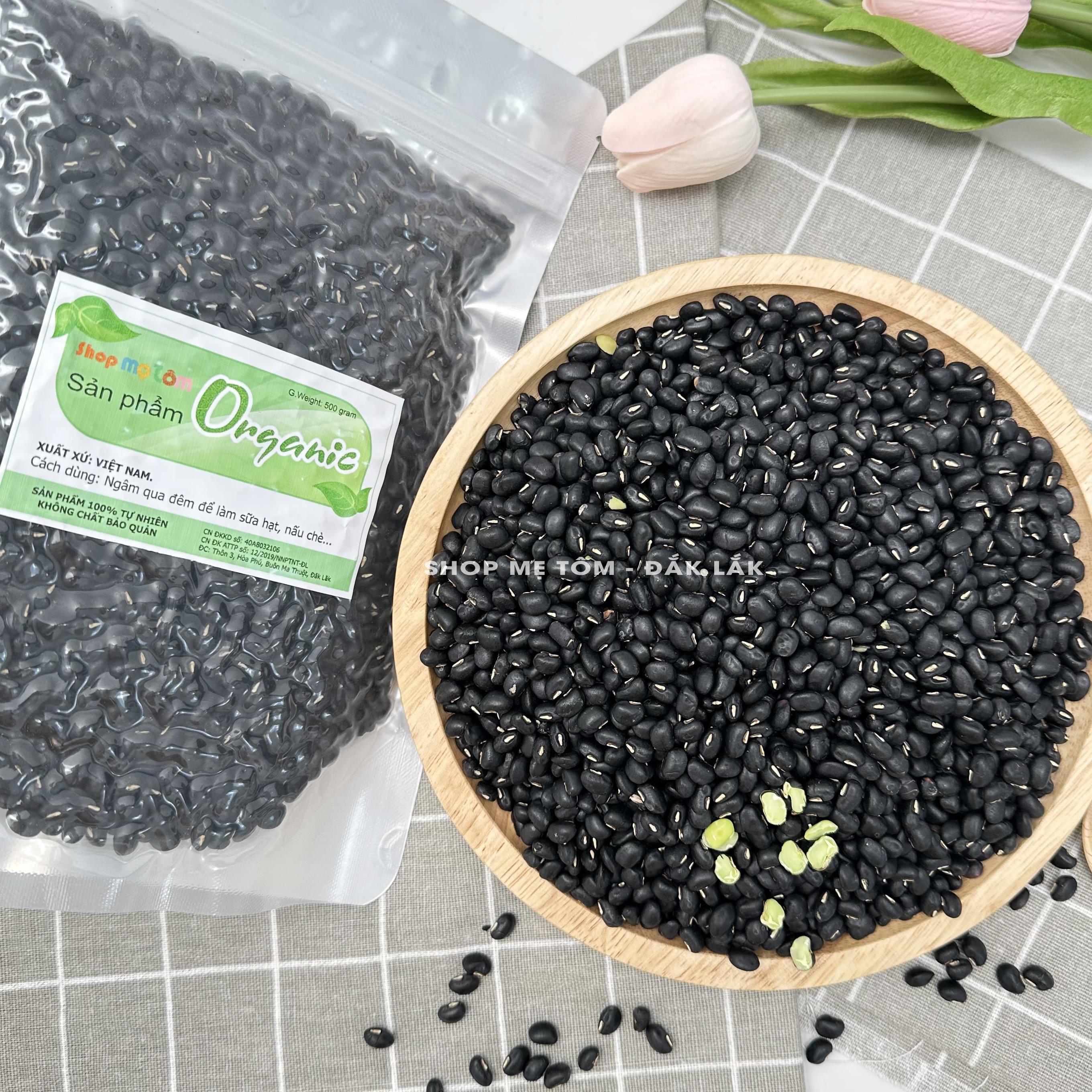 500GRAM ĐẬU ĐEN XANH LÒNG RANG MỘC (TRÀ ĐẬU ĐEN)