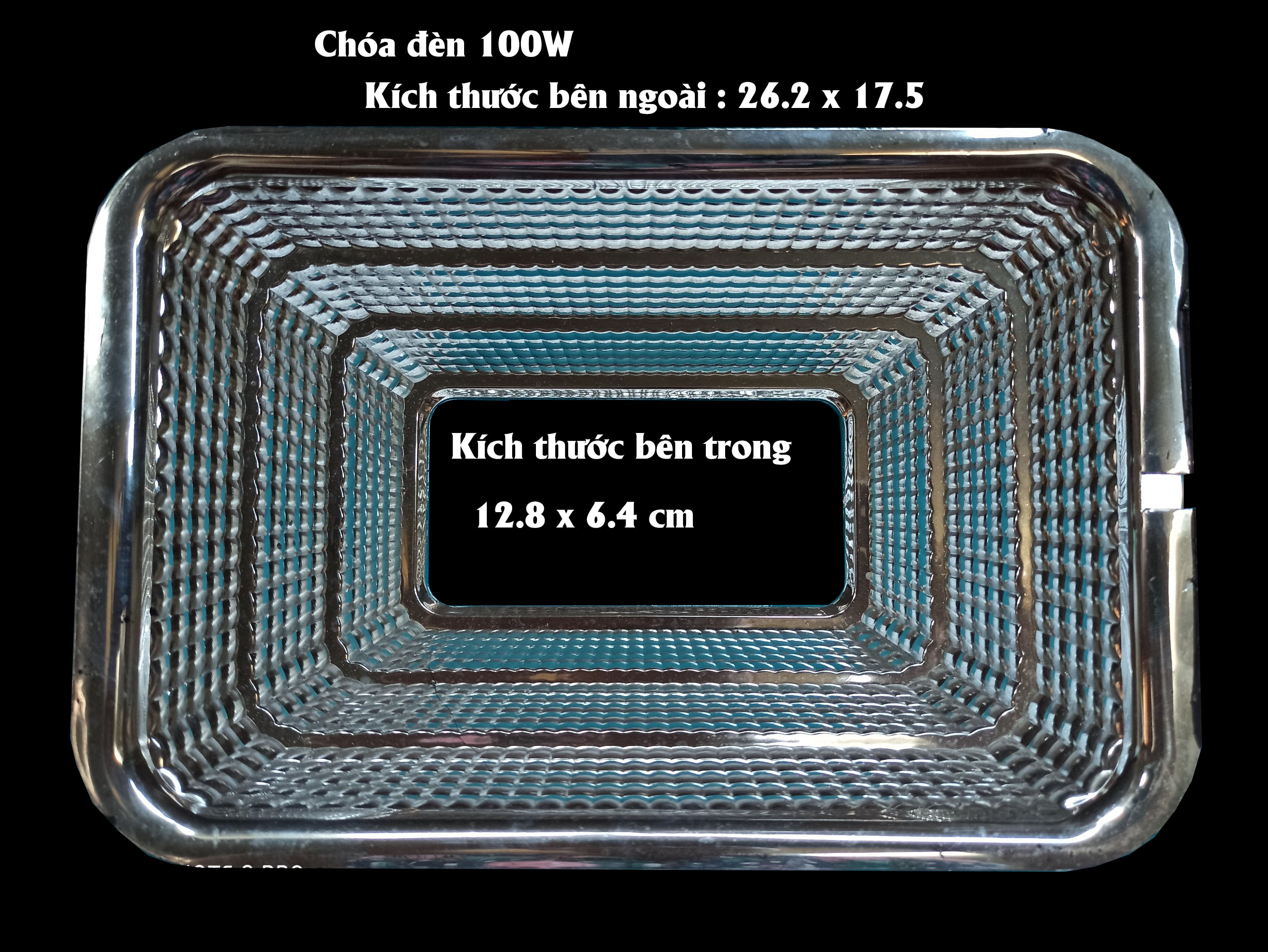 Chóa đèn năng lượng mặt trời đủ kích thước