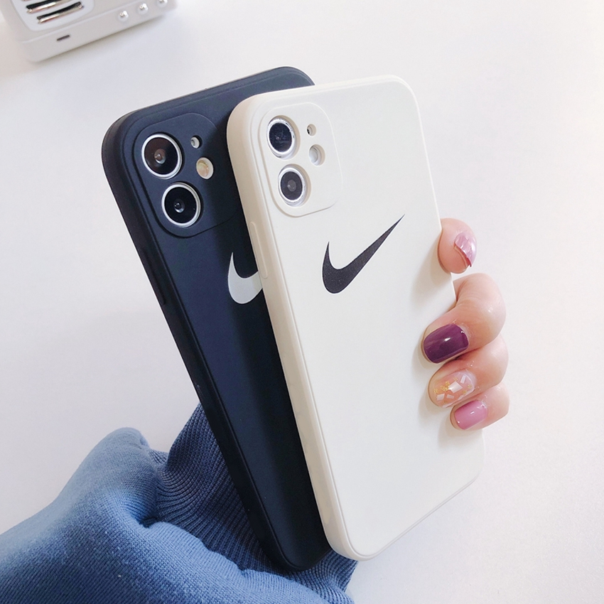 Ốp Lưng Iphone Cạnh Vuông BVC Hình Nike-Ốp Lưng Iphone Full Đời Máy