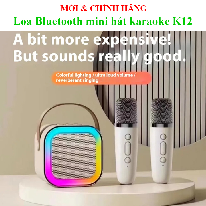 Loa Bluetooth Karaoke Âm thanh hay có đèn LED K12  LG XBOOM RM1