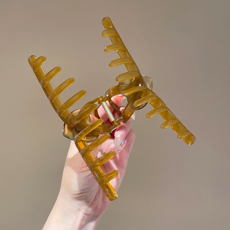 Kẹp tóc dài hình tim , gấp tóc càng cua 11cm
