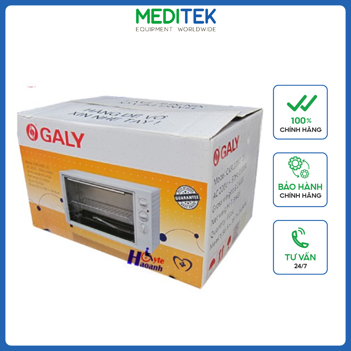 Tủ sấy tiệt trùng dụng cụ Galy, 20 lít