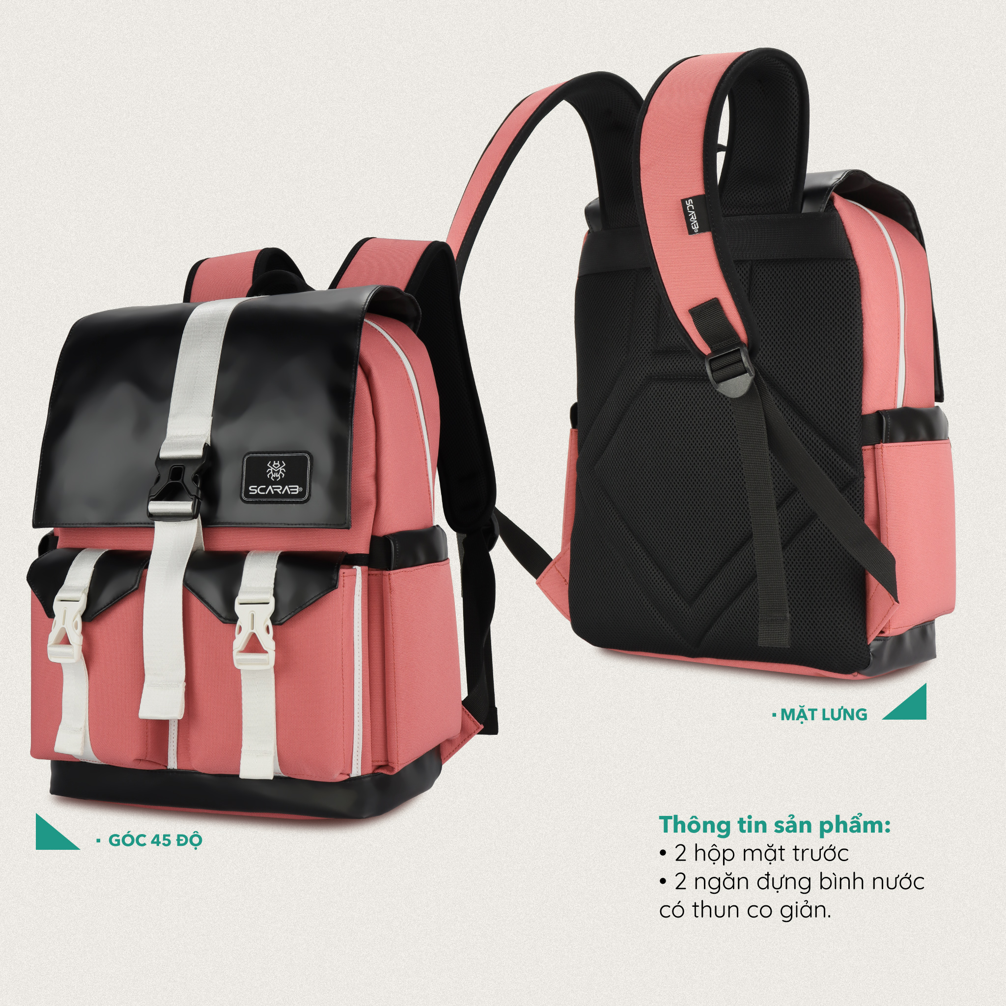 Balo Size Lớn SCARAB - STURDY Backpack Unisex