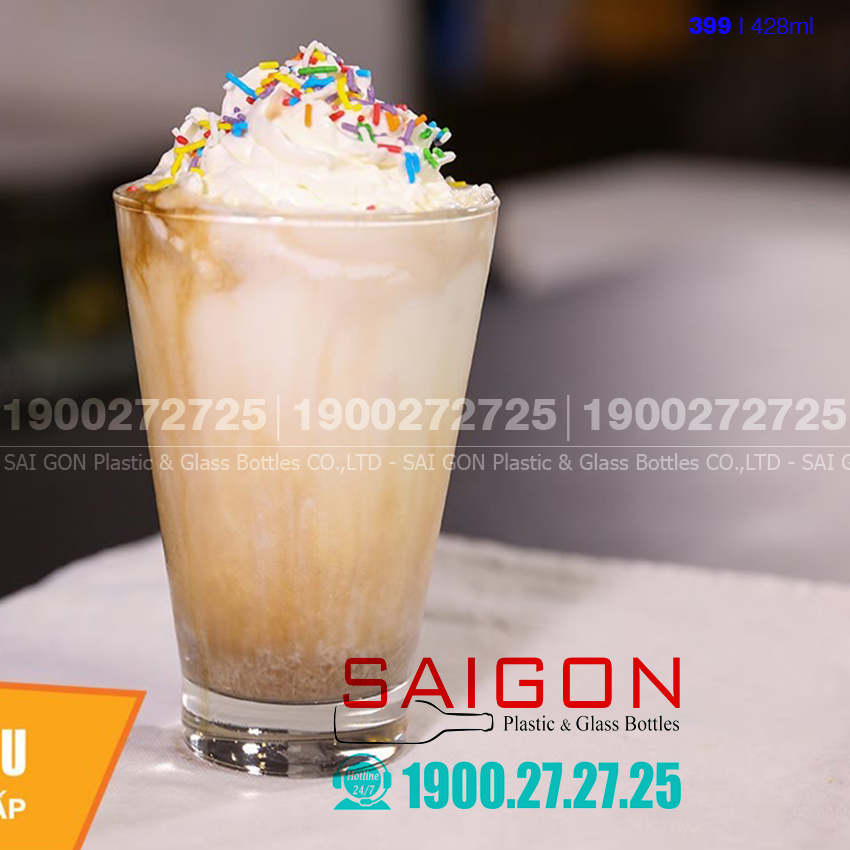 Ly Thủy Tinh Cao Cấp Union Studio 428ml | Nhập Khẩu Thái Lan