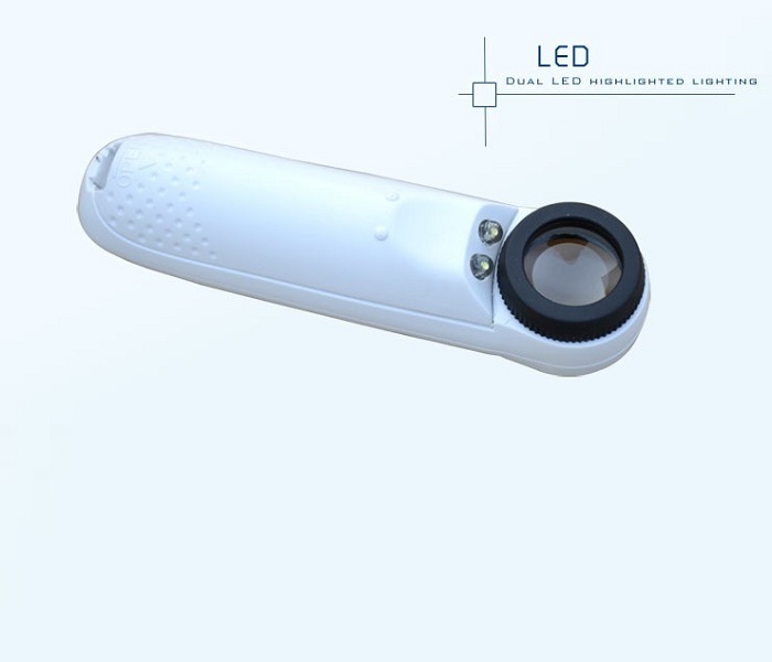 Kính lúp 40X cầm tay có đèn MG6B-1B