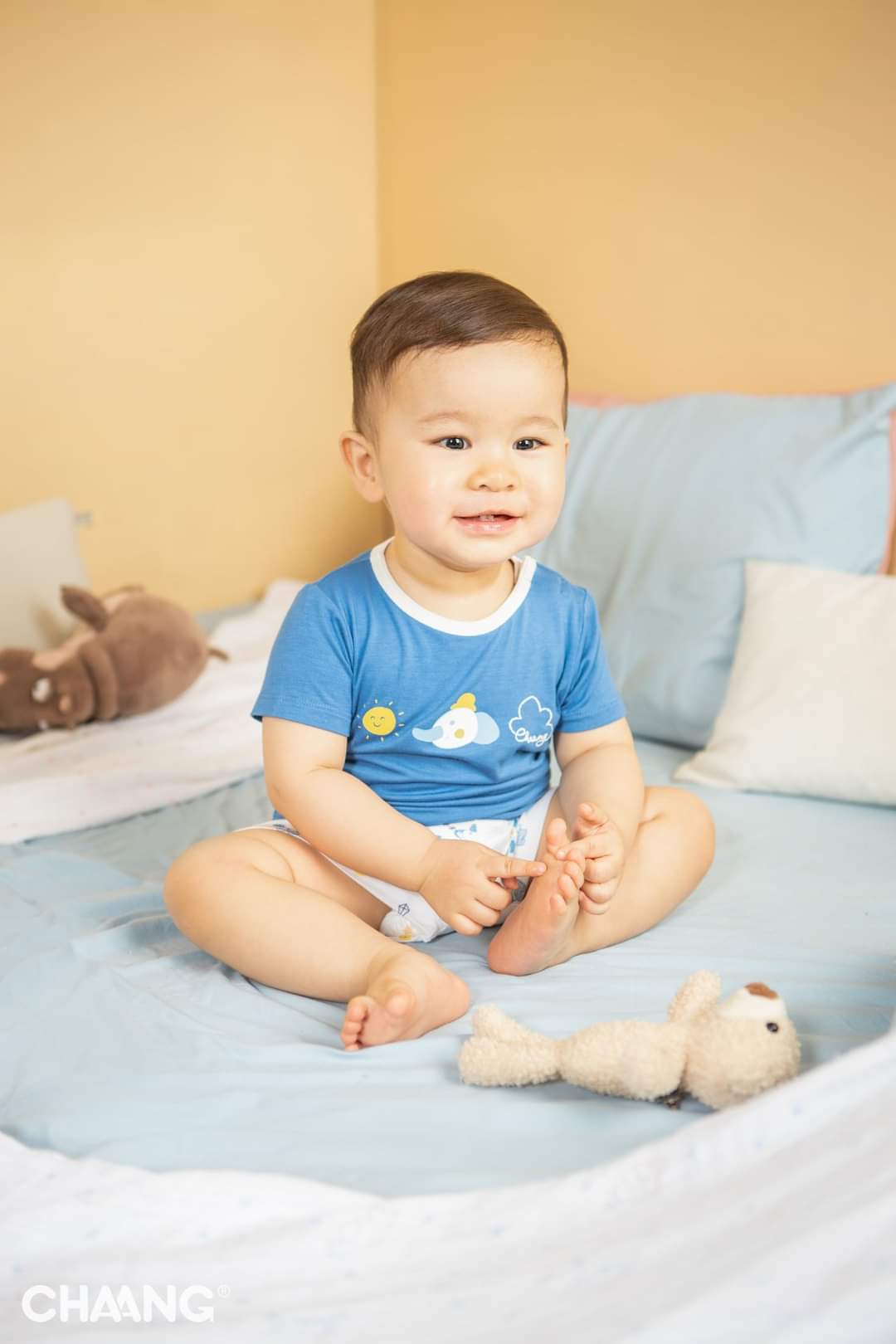 [CHAANG] BỘ CỘC CÚC VAI SUMMER CHO BÉ TRAI