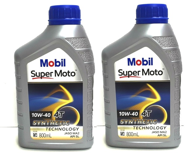 [Rẻ vô địch] Nhớt Xe máy Mobil Super Moto 10W40, nhớt mobil xe số 10w40 chai 800ml nhớt chuyên dụng cho xe số