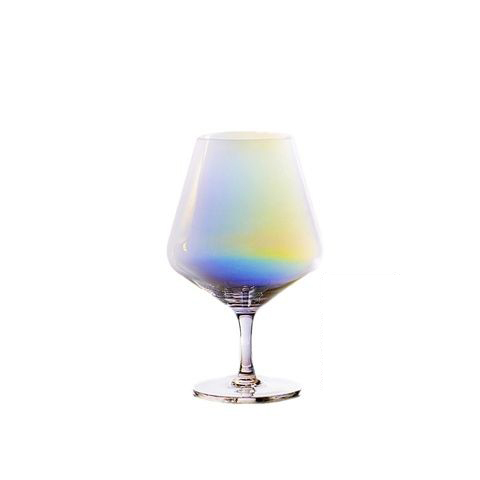 GIGA ESSENTIAL Rainbow Gradient Goblet / Creative Gradient Goblet / Champagne Glass / Gift Cup / glass / Brandy glass / Red wine cup set / Wine glass