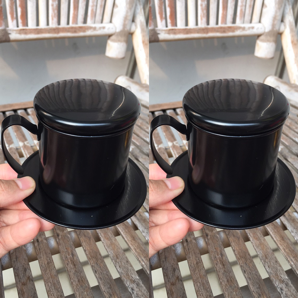 [HCM]Phin pha cà phê Inox siêu bền từ Hemera (Màu đen)