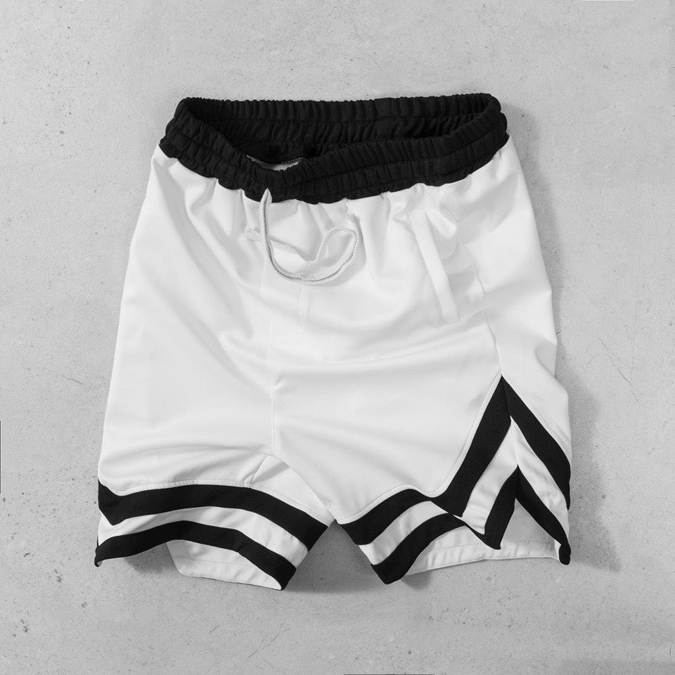[Hoàn Tiền 15%] Quần Short Thun Ngắn Double V Nam Nữ Unisex