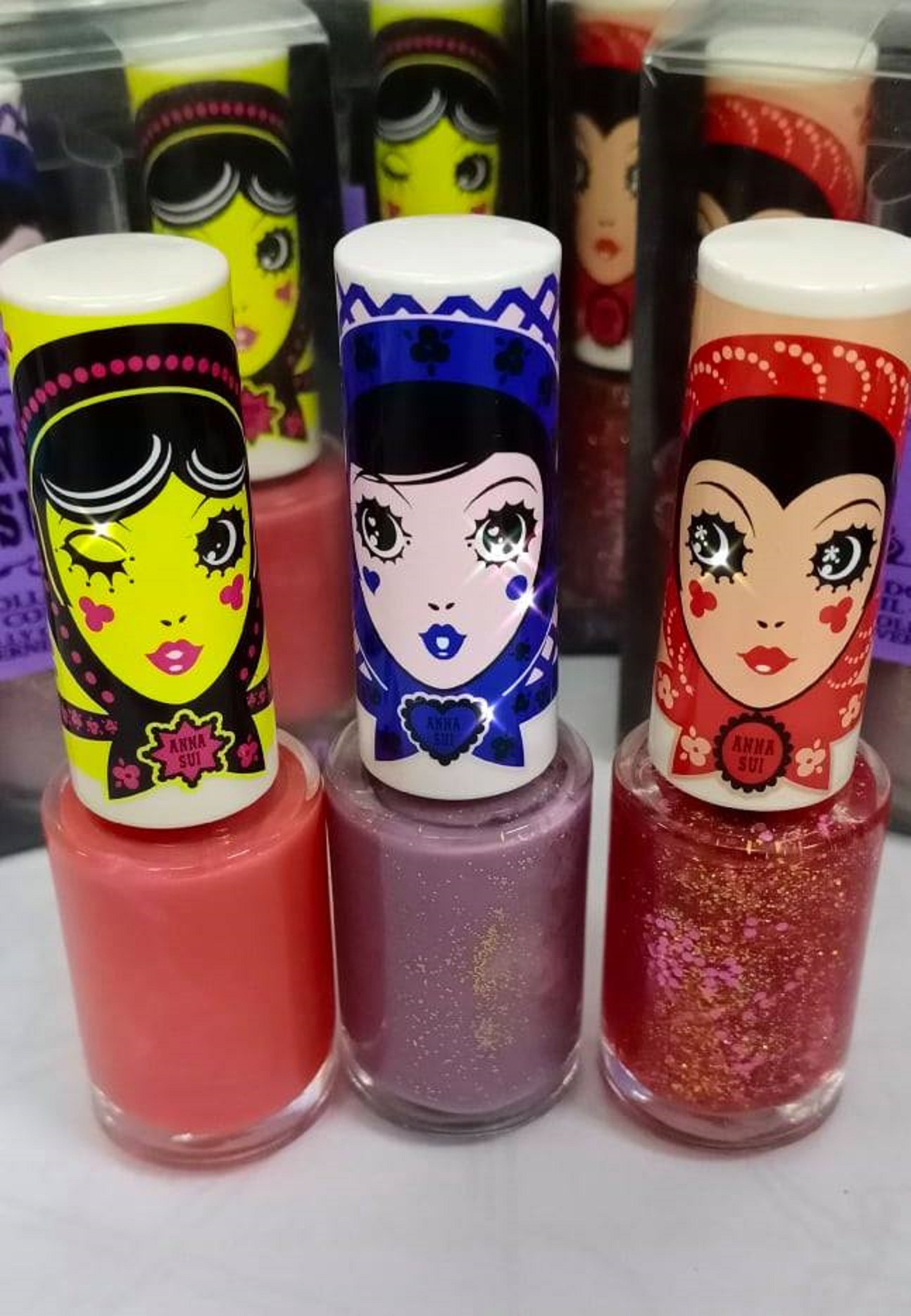 Sơn móng tay cao cấp Anna Sui/ Nhật - Set 3 chai