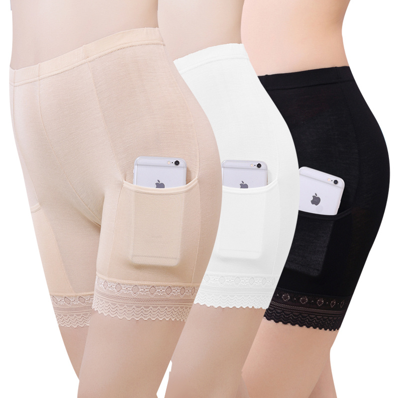 Quần đùi cotton mặc trong váy có túi