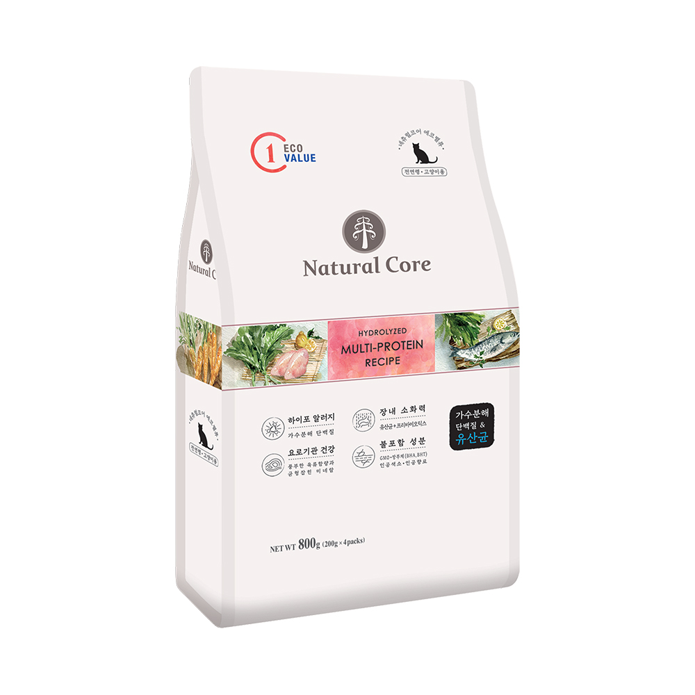 [Hoàn Tiền 10%] 5kg THỨC ĂN HỮU CƠ NATURAL CORE ECOC1 ĐA ĐẠM CHO MÈO