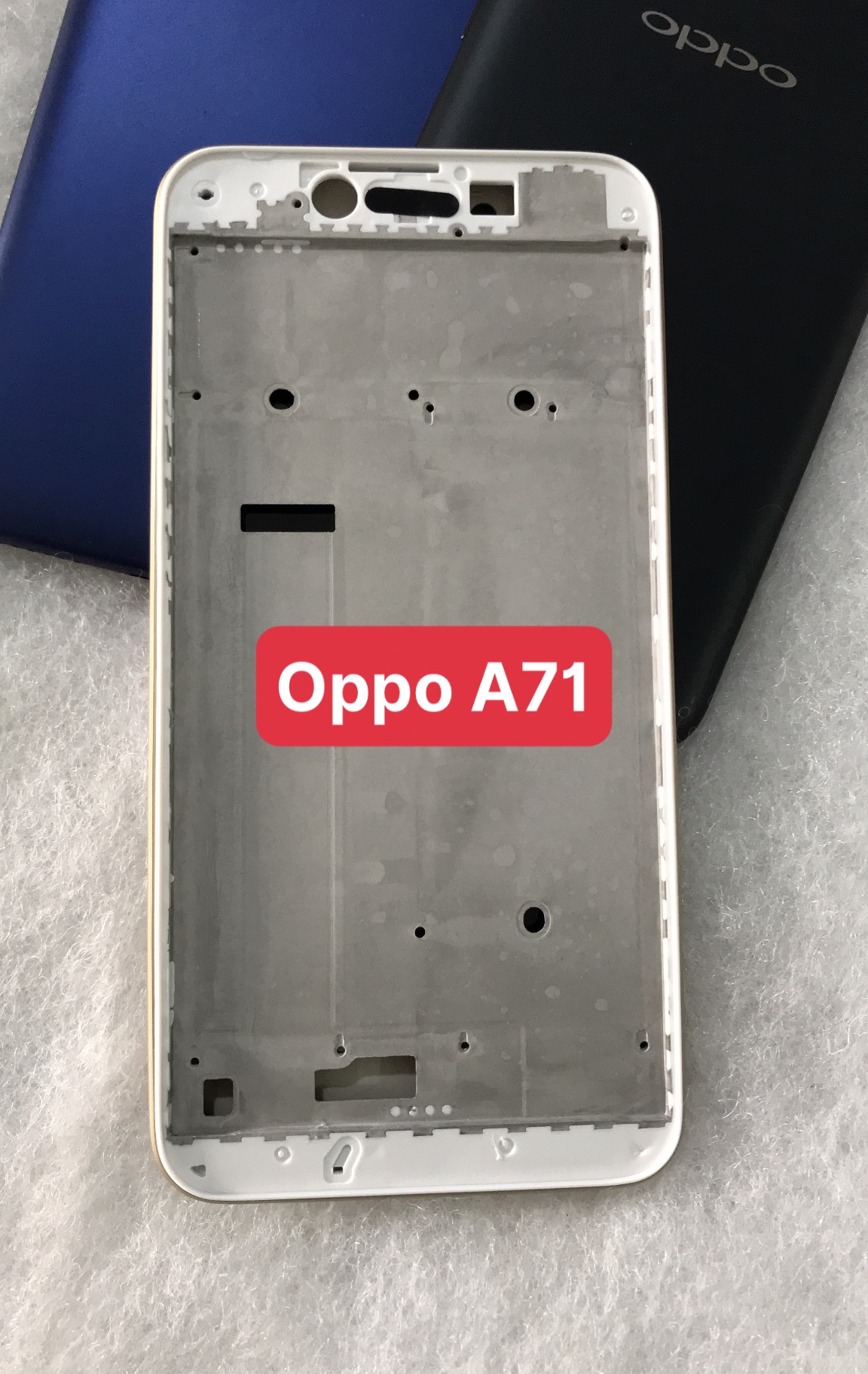 Bộ xương vỏ Oppo A71 (Bộ gồm lưng ,sườn ,phím bấm)