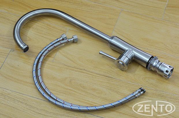 Vòi rửa bát nóng lạnh inox 304 Zento SUS5586-1