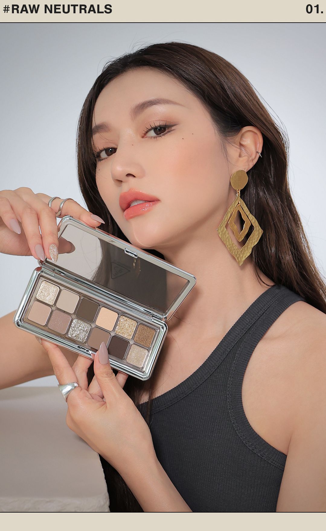 [Phiên Bản NEW TAKE] Phấn Mắt 12 Ô 3CE NEW TAKE EYESHADOW PALETTE 9.5g