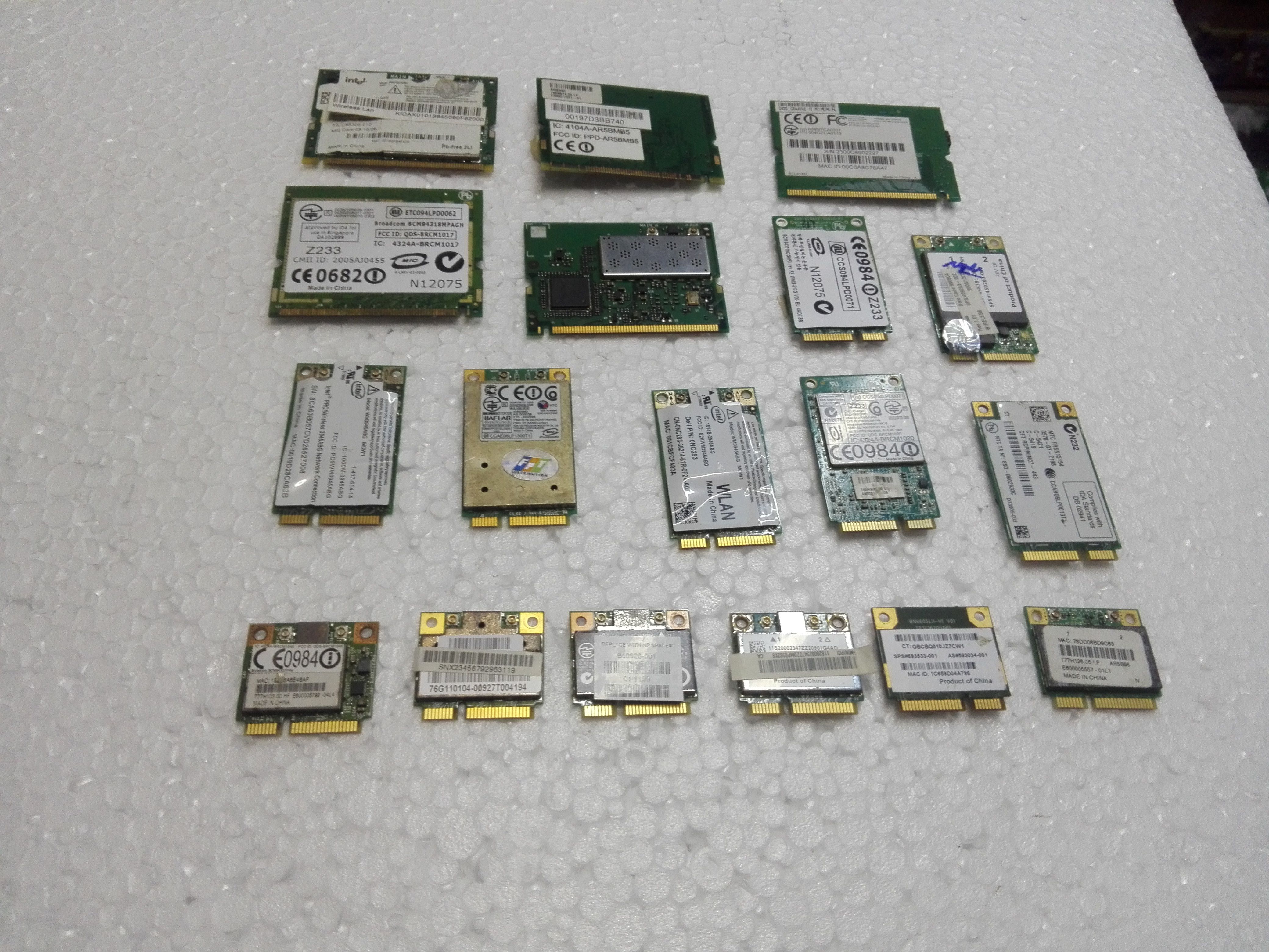 Card WIFI Máy Laptop chuẩn Mini PCI-E