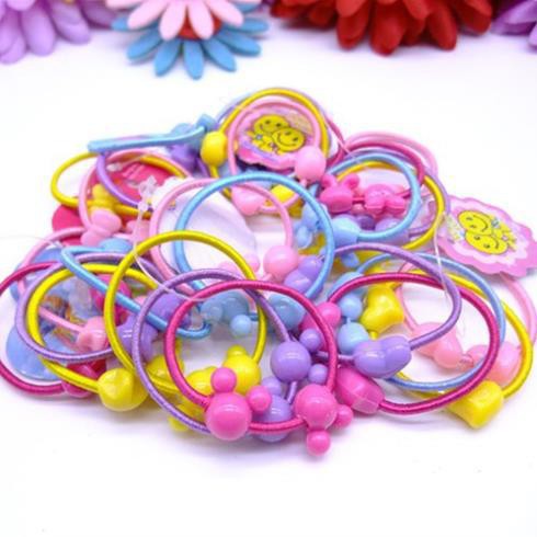 SET 50 dây buộc tóc cho bé, nhiều màu sắc dễ thương