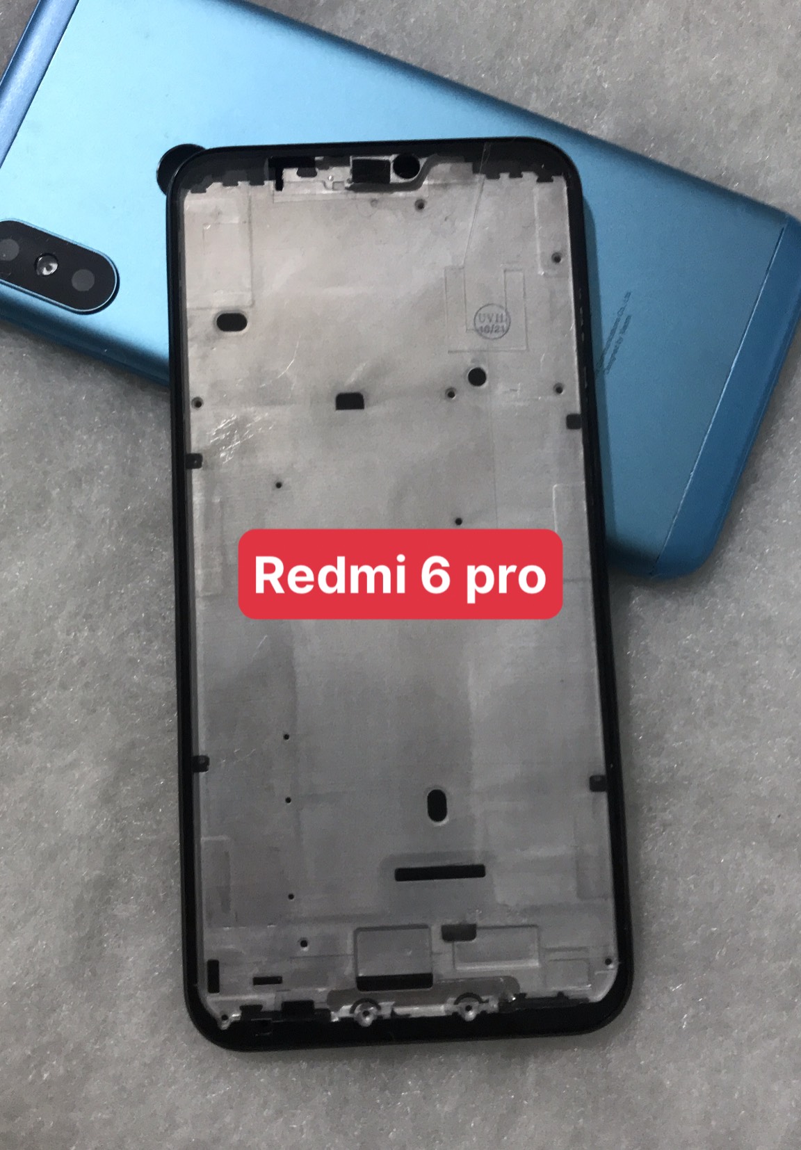 Bộ xương vỏ xiaomi Redmi 6 pro / Mi A2 lite (Bộ gồm Lưng ,sườn ,Phím bấm, kính camera)