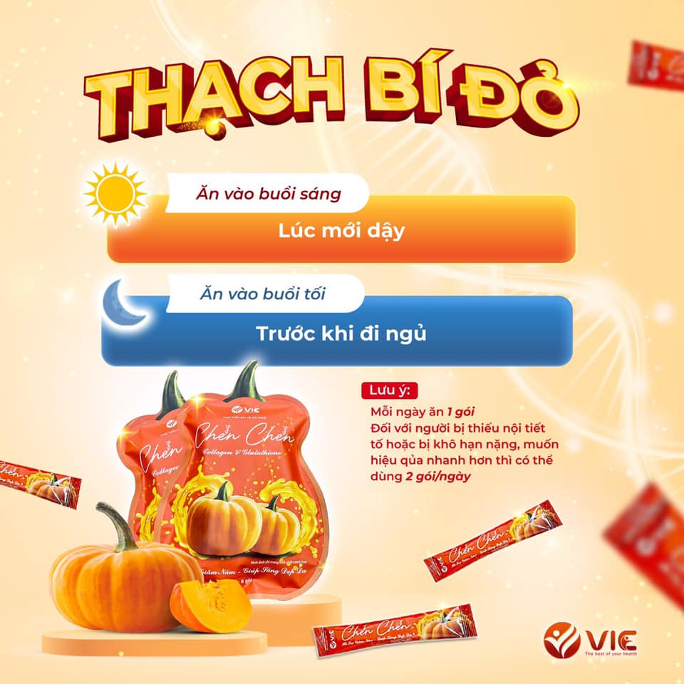 THẠCH BÍ ĐỎ CHEN CHEN túi 8 gói