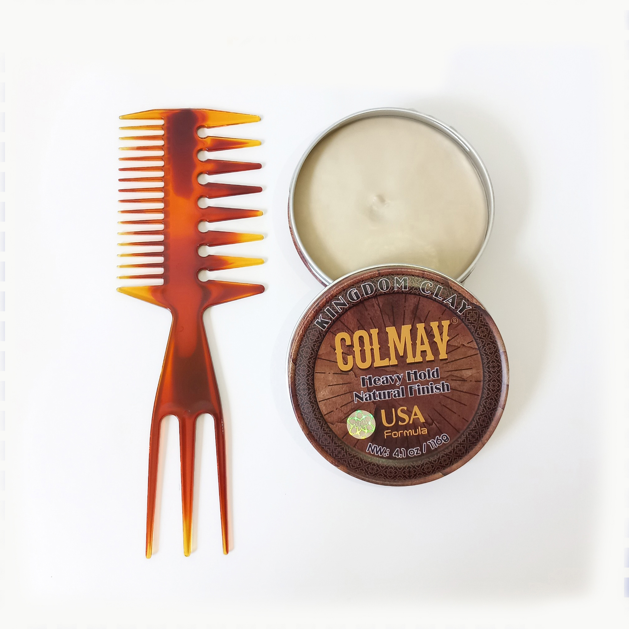 Sáp Vuốt Tóc Colmav Kingdom Clay USA 56g/116g